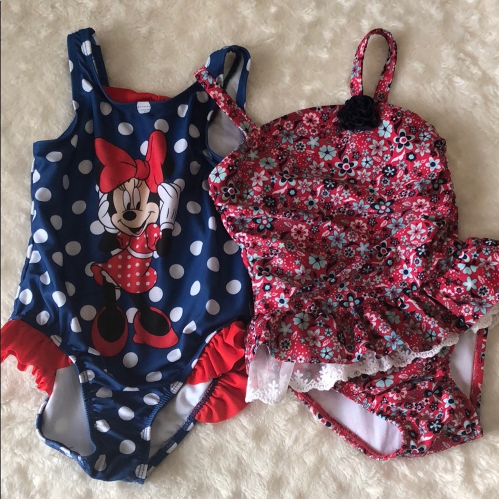 3t Toddler Girls Swimsuit Lot